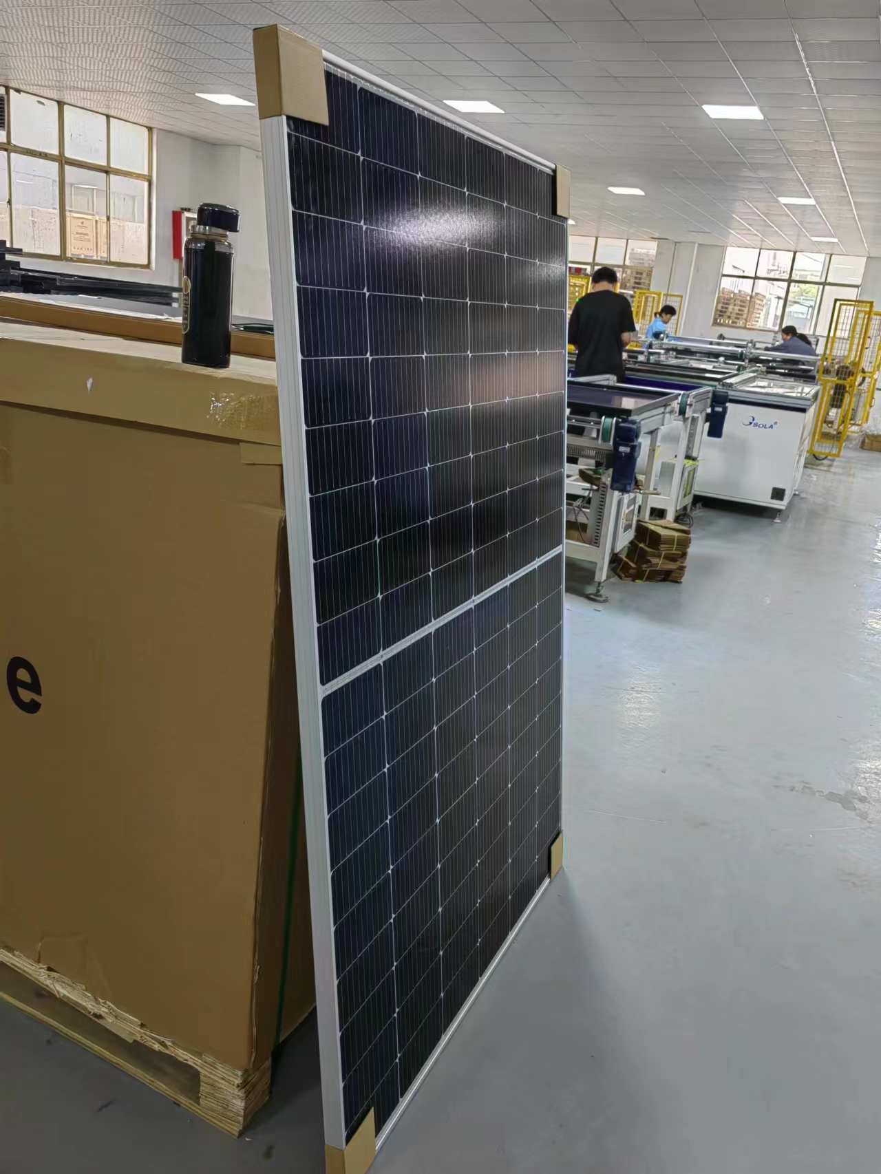 Painéis solares 395W Painel solar monocristalino para sistema solar de telhado europeu para casa