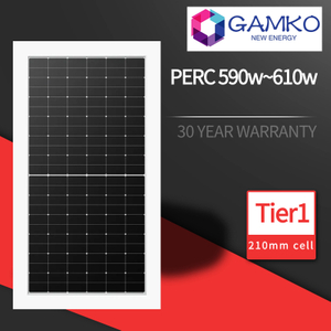 Amostra grátis de painel solar de tamanho grande 600W Mono Célula Solar Módulo Fotovoltaico Bifacial 590W 595W 605W 610W