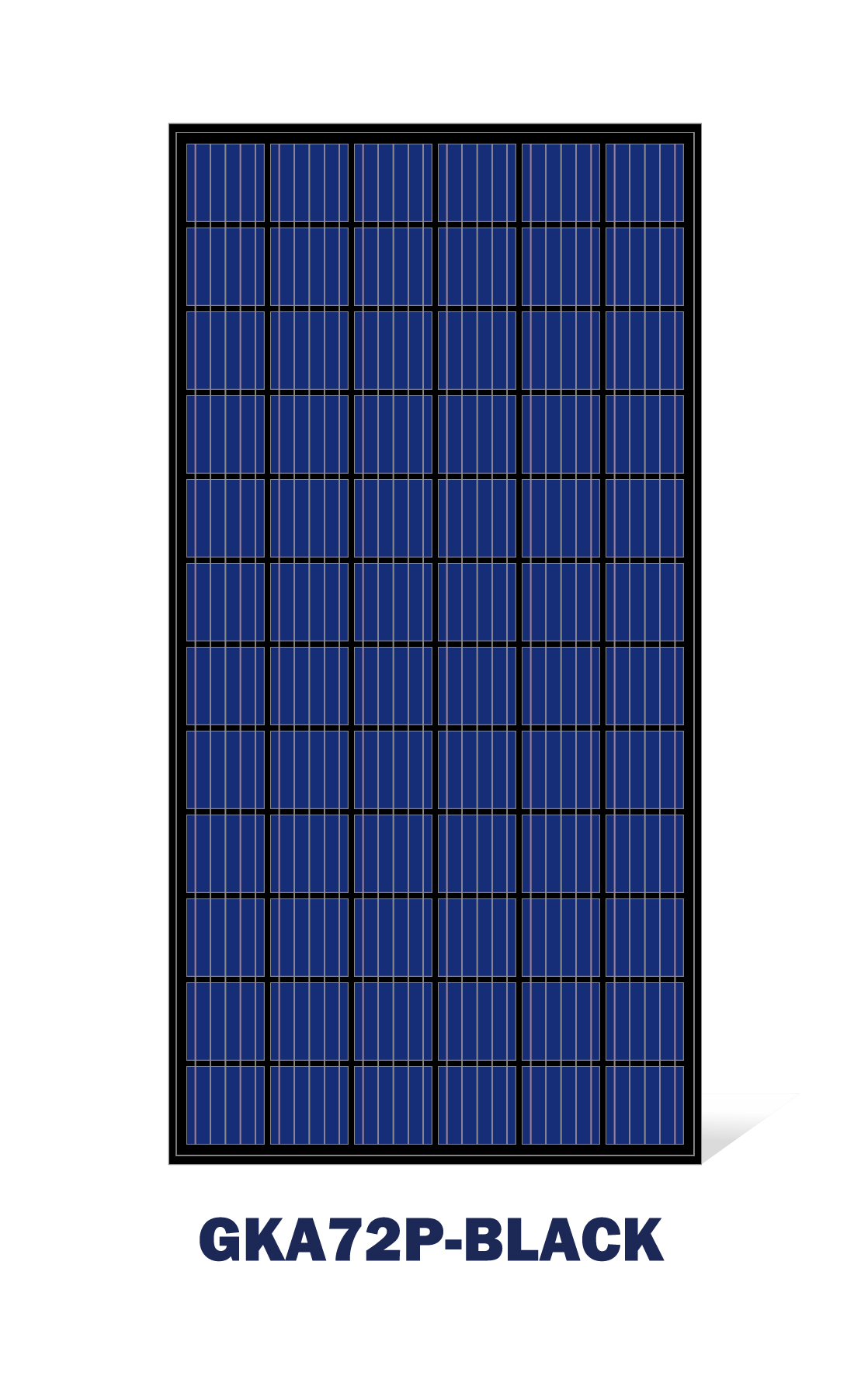 Painel solar poli 157mm 72 células 345W 