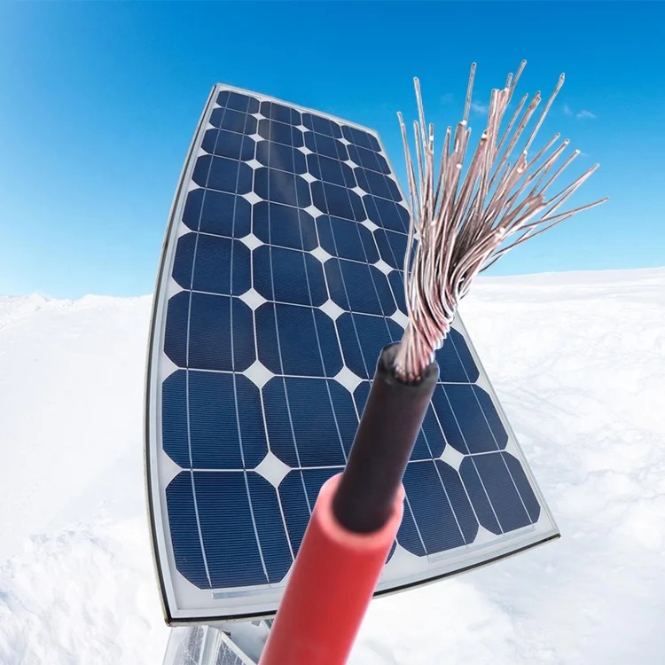 Cabo solar fotovoltaico de fabricação TUV cabo solar cabo solar 10mm2 com certificado TUV para uso em sistema solar