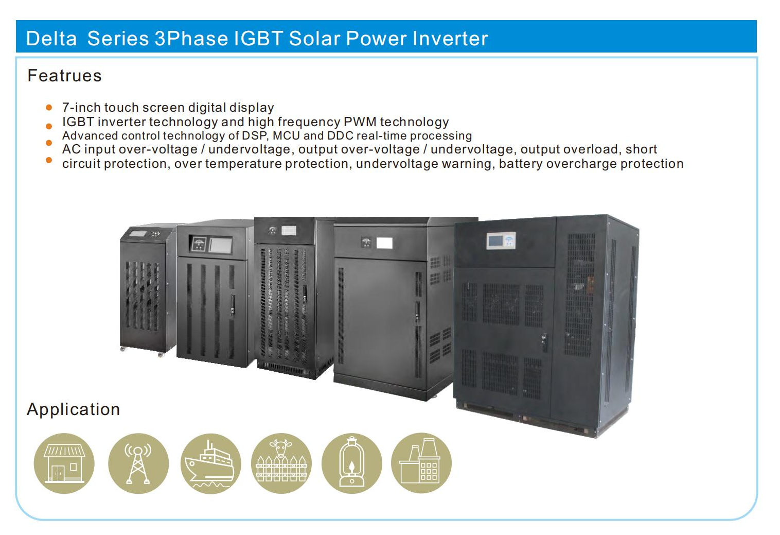 50kw inversores solares trifásicos inversor solar híbrido off grid inversor 60kw 80kw 100kw 120kw 140kw 160kw 200kw disponível