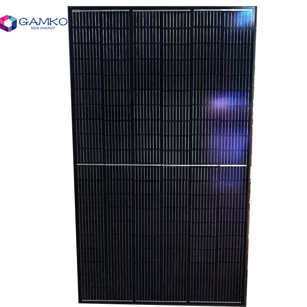 Alta eficiência bifacial 460w 182mm 120 células de energia painéis solares preço do painel solar sistema solar para uso doméstico