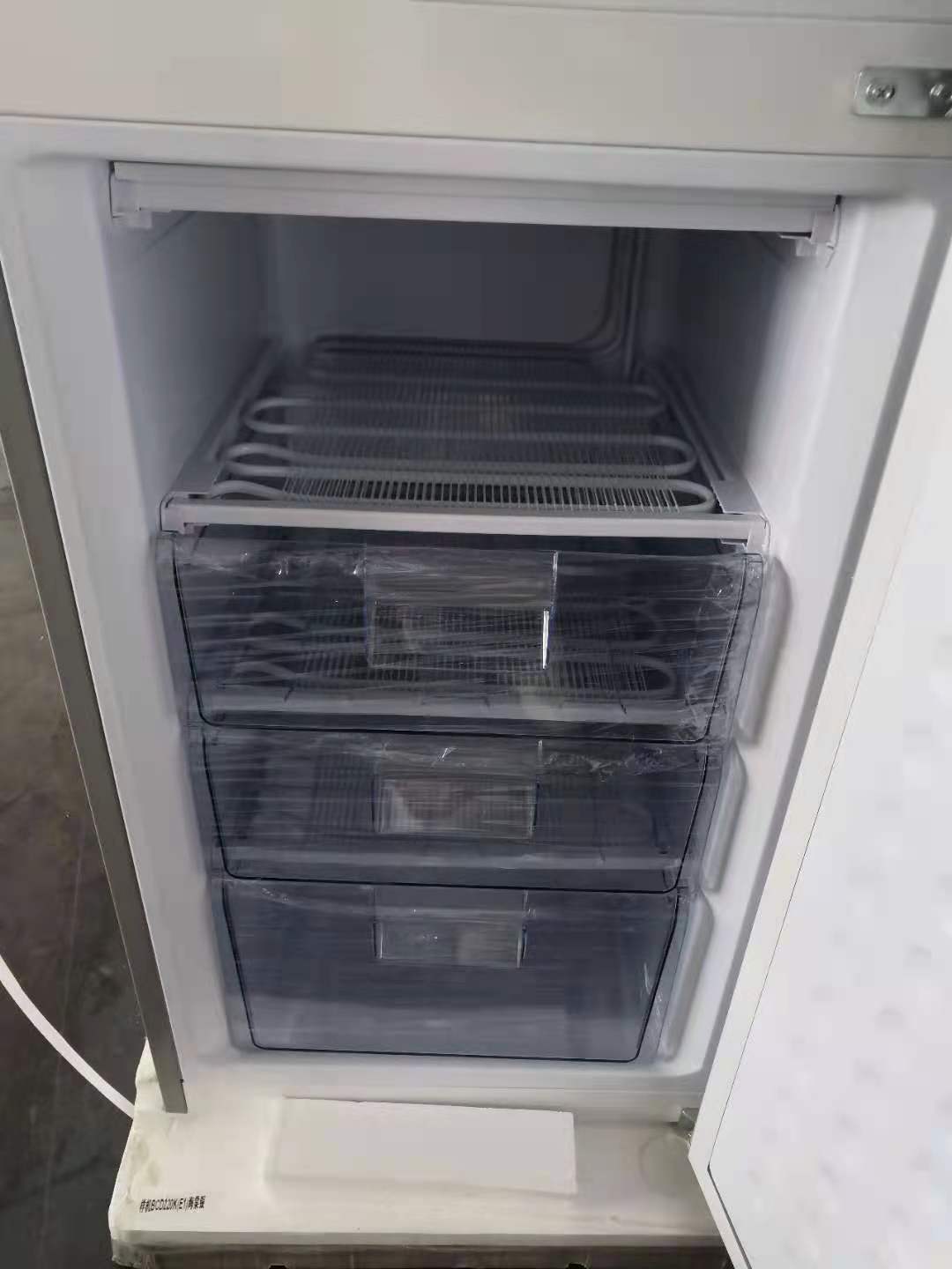 Refrigerador de porta dupla movido a energia solar, refrigerador solar dc, 12v/24v, refrigerador para veículo, rv, refrigerador solar
