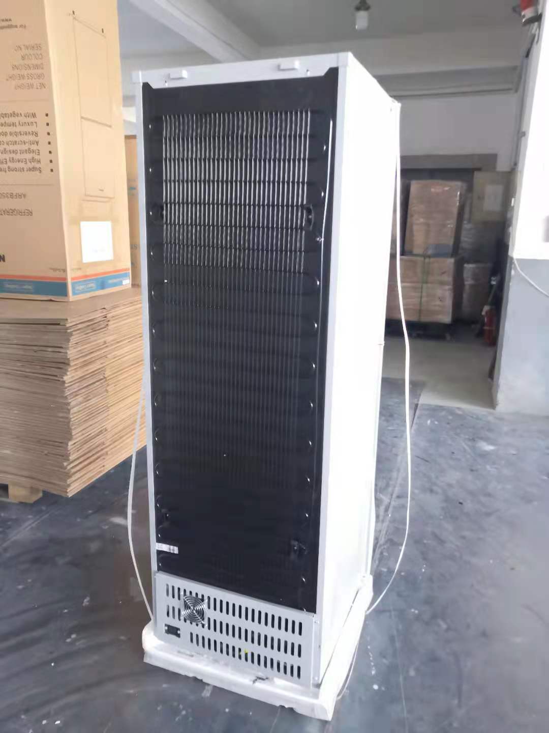 Refrigerador de porta dupla movido a energia solar, refrigerador solar dc, 12v/24v, refrigerador para veículo, rv, refrigerador solar