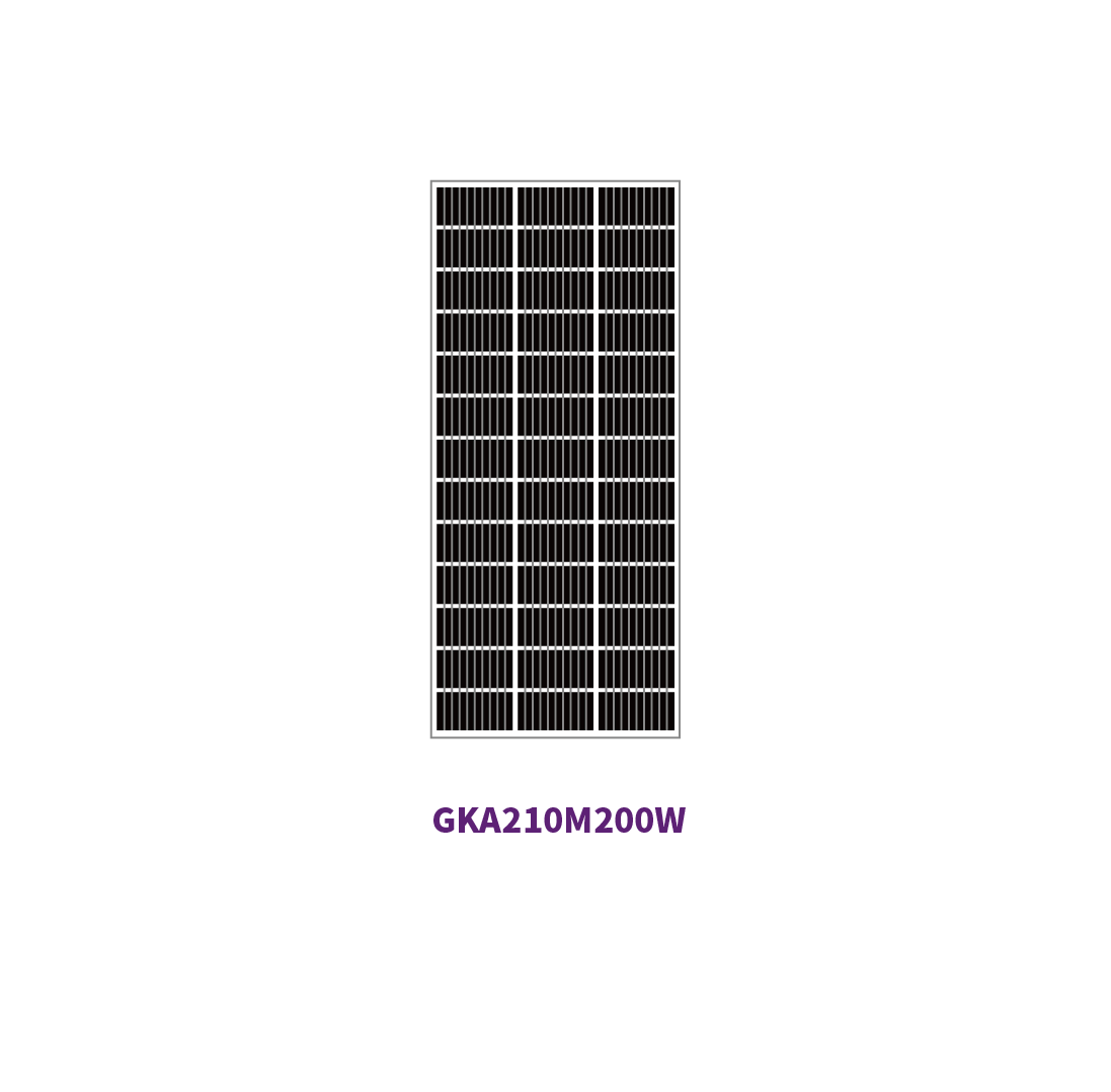 210mm MONO 36 células 360W painel solar 