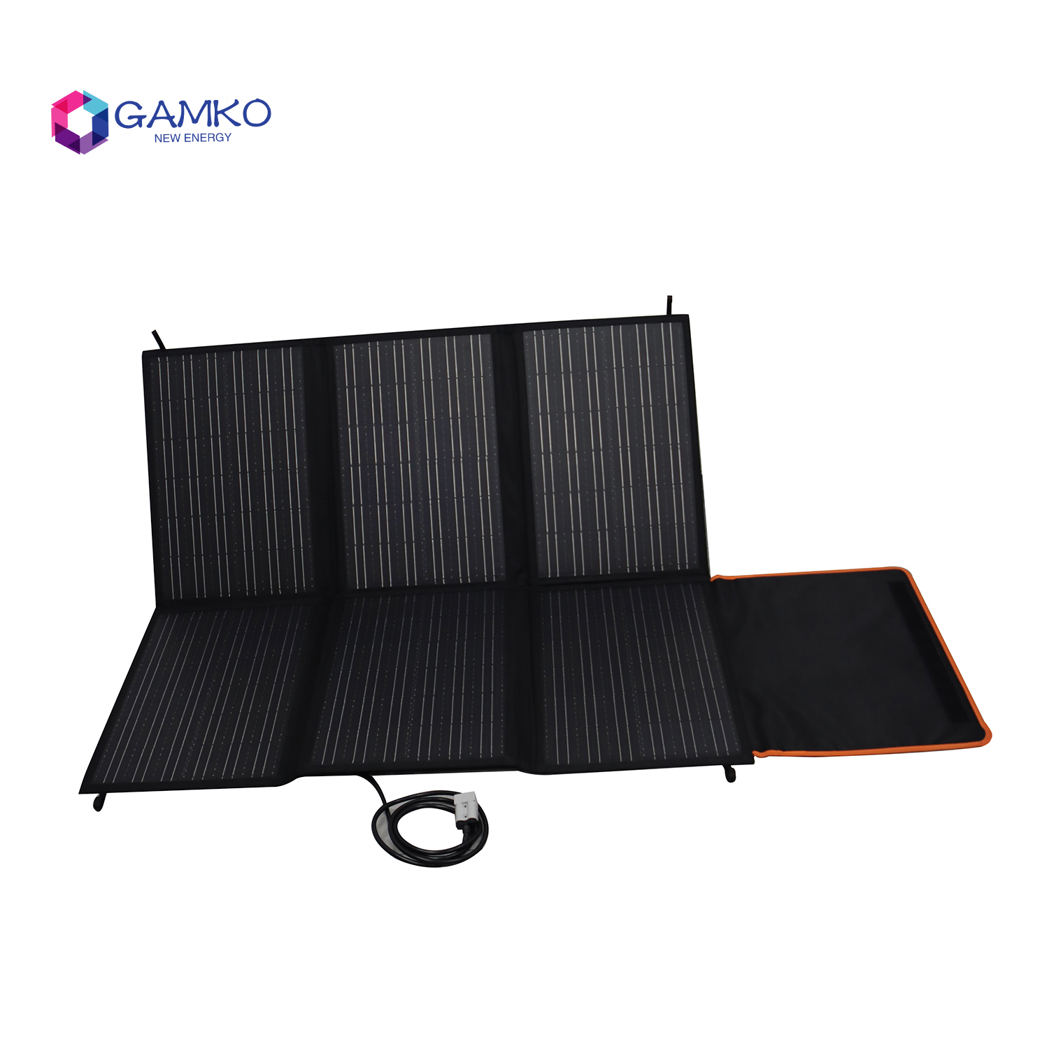 Saco de módulo de painéis solares fotovoltaicos portáteis de 6 pastas 200W para viagens de acampamento