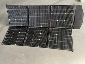Painel solar dobrável portátil 300 w painel solar flexível para carro, acampamento, kit solar de viagem para uso externo 