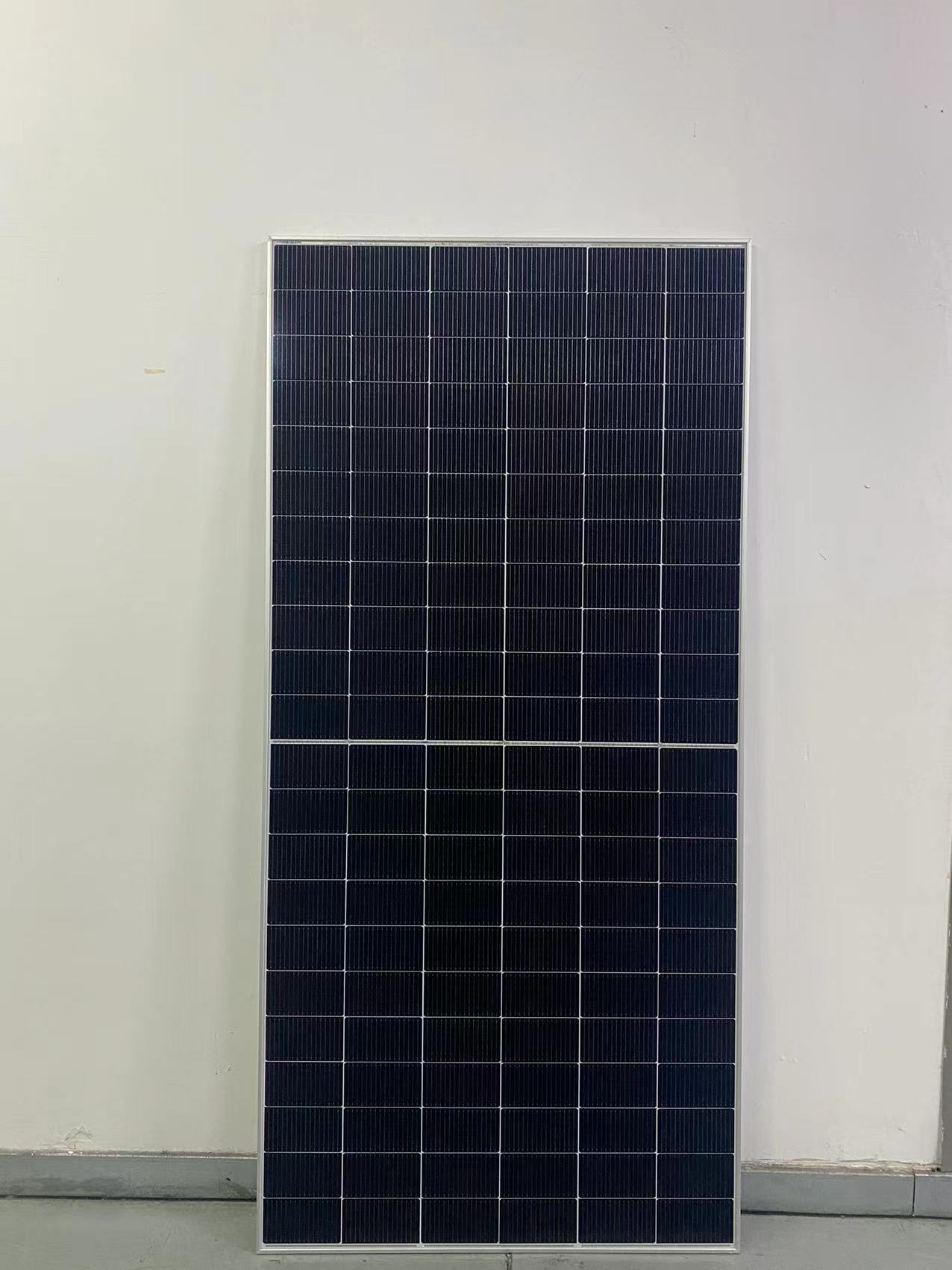 Nova chegada 650w tipo n painel solar camada 1 célula solar bifacial módulo fotovoltaico de vidro duplo 630w 640w